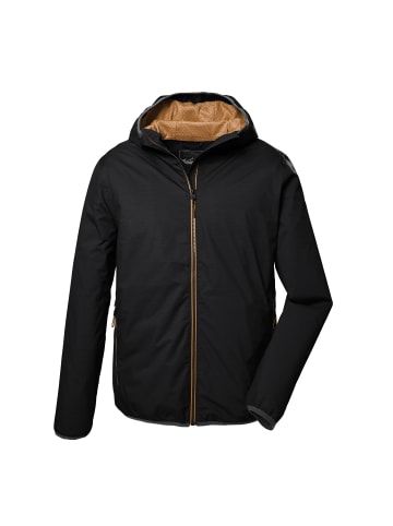 Killtec Funktionsjacke mit Kapuze in Dunkelanthrazit