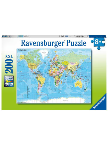 Ravensburger Ravensburger Kinderpuzzle - 12890 Die Welt - Puzzle-Weltkarte für Kinder ab 8...