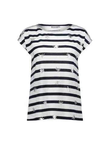 Geisha Rundhals T-Shirt für Damen in offwhite