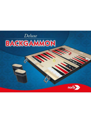 Noris Spiele Deluxe Backgammon Koffer - 15"