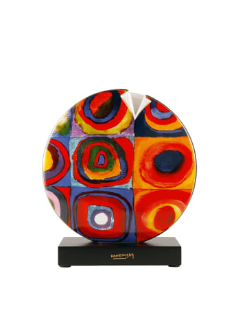 Goebel Vase " Wassily Kandinsky - Quadrate / Farbstudie " in Bunt
