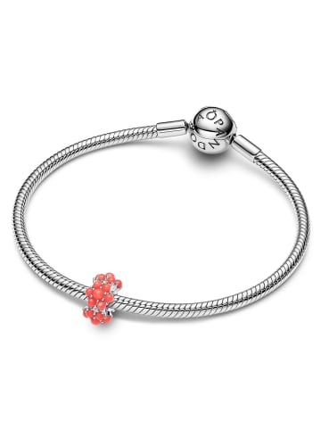 Pandora Silber Charm Korallfarbener Ozean