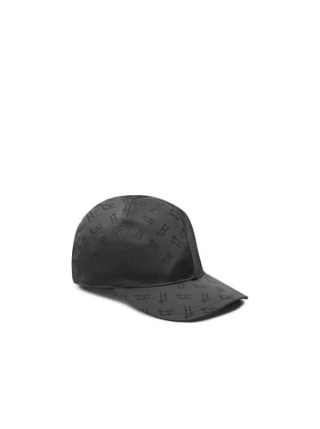 Herno Schwarz Polyamid Cap (Baseball Hut)