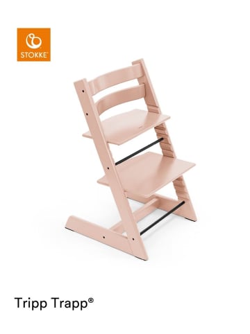 Stokke Mitwachsender Treppenhochstuhl Tripp Trapp® serene pink in Rot ab 0 Monate
