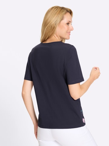 Sieh an! Kurzarm-Shirt in marine-ozean