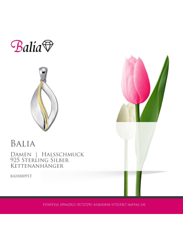 BALIA Anhänger Silber 925 Sterling Silber Blatt Kettenanhänger