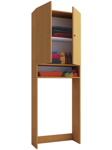 VCM Überbauschrank Waschmaschine Überbau Schrank Lona in Buche