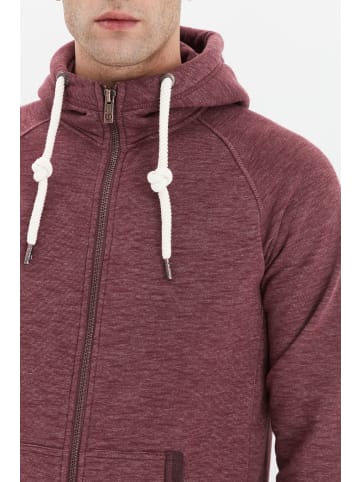 !SOLID Kapuzensweatjacke SDVitu Zip-Hoodie in Rot