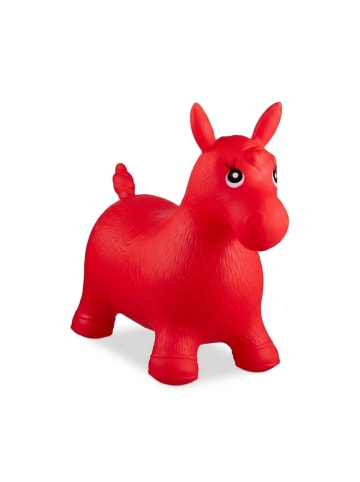 Hüpftier Pferd in Rot