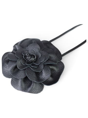 FRONHOFER Taillengürtel Blumen in Schwarz