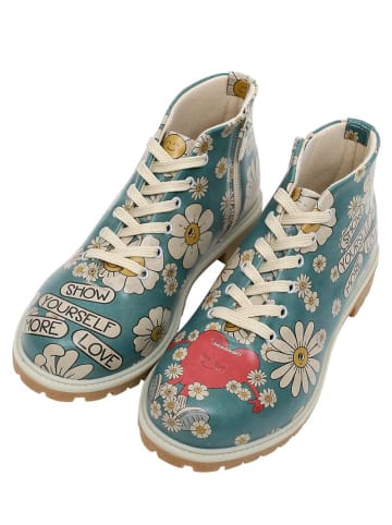 Dogo Shortcut Boots - Show Yourself More Love 37 in Blau