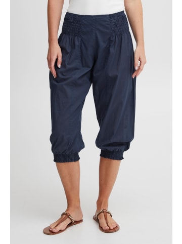 PULZ Jeans 3/4-Hose in blau