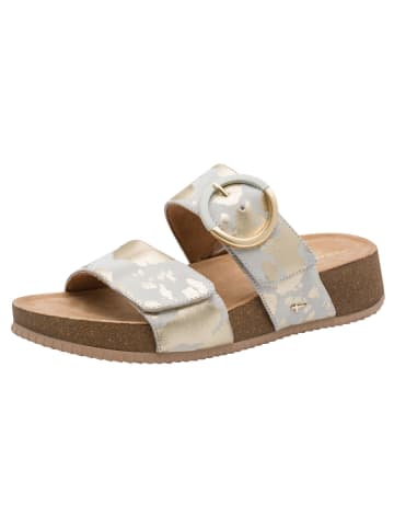 Tamaris WIDE FIT Pantolette in LT GOLD COW