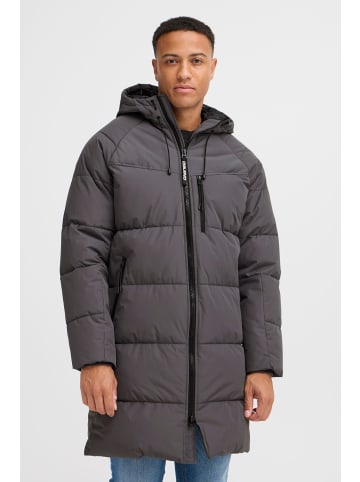 BLEND Langmantel BHMKARSIN 21301225ME gesteppter Parka mit Kapuze in grau