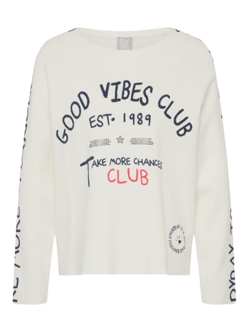 Rabe Pullover in Weiß