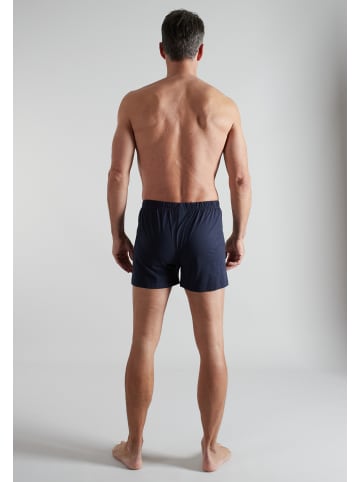 Götzburg Boxershort 2Er Pack Wildlife in blau-dunkel-uni