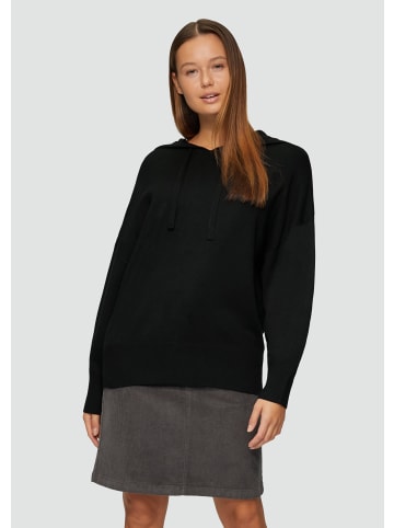 s.Oliver Strickpullover langarm in Schwarz
