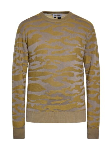 sloan Pullover in KHAKI GRAU MELANGE