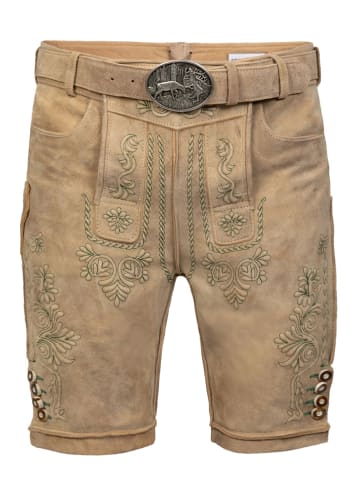 Edelnice Kurze Wildbock Lederhose Adam in natur