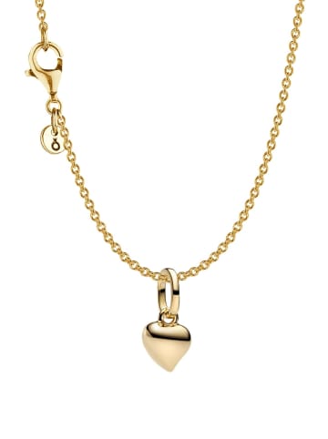 Pandora Damen Schmuck-Set Kette mit Anhänger Mini Herz Goldfarben
