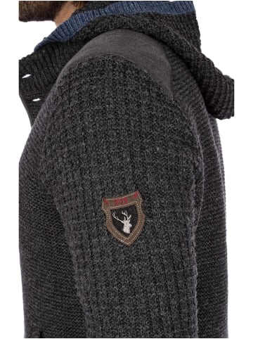 Spieth & Wensky Strickjacke NABOR in dunkelgrau