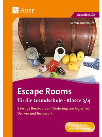 Auer Verlag Escape Rooms für die Grundschule - Klasse 3/4 | 8 fertige Breakouts zur...