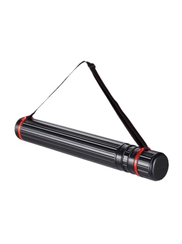 relaxdays 4x Posterrolle in Schwarz - (L)64 - 107 cm