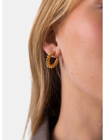 PURELEI Ohrringe Big Leaf Gold