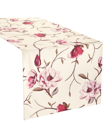 Erwin Müller Baumwolle Tischläufer Magnolie in Magnolie