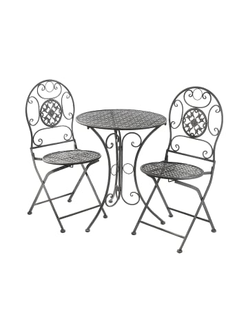 kobolo Garten-Sitz-Set FOLDGREYPAIR in Grau