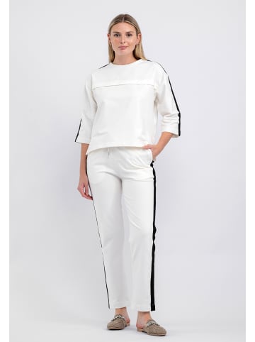 Tom Barron Trainingsanzug Two Color Tracksuit With Be Kind At Mad You Beautiful Top in ecru