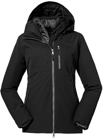 Schöffel Jacke 3in1 Jacket Krakau in Schwarz