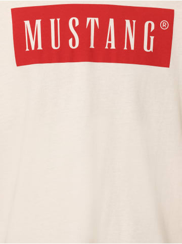 Mustang T-Shirt Austin in ecru