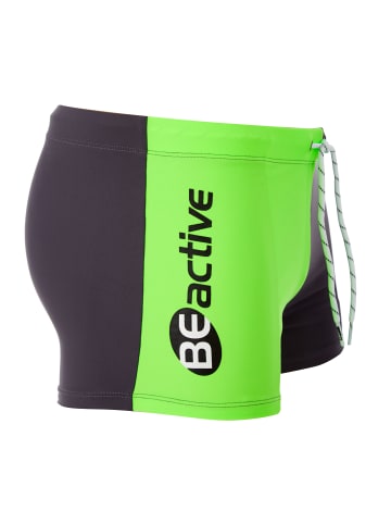 BECO the world of aquasports Badeshorts BEaktive in schwarz-grün