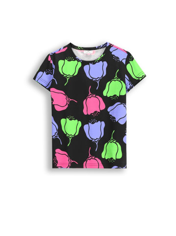 Coccodrillo T-Shirt mit kurzem Ärmel in schwarz