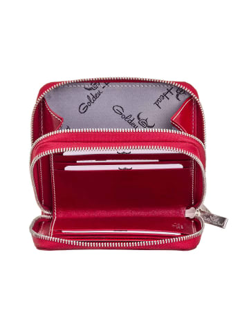 Golden Head Venezia Reißverschlussbörse Zipped coin pocket Geldbörse Damen Rot