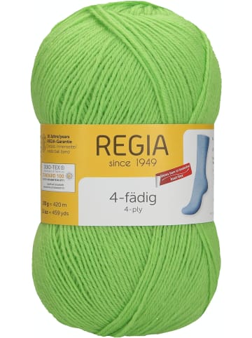 Regia Handstrickgarne 4-fädig Uni, 100g in Knall Frosch