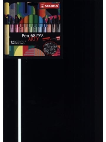 STABILO Papeterie/PBS - STABILO Pen 68 MAX - ARTY - 12er Pack - mit 12 verschiedenen Fa