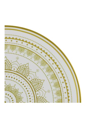 CreaTable CreaTable Mandala Kombiservice 16 teilig in Weiß in Weiß