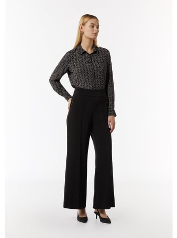 comma Bluse langarm in Schwarz
