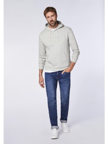 Detto Fatto Hoodie im Basic-Stil in Grau