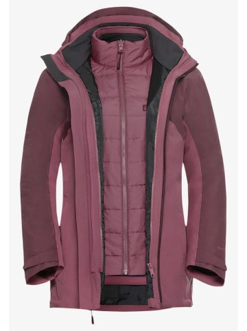 Jack Wolfskin Kombijacke in rot