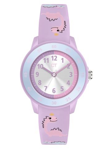 Cool Time Armbanduhr The Cool Pink Dino in lila