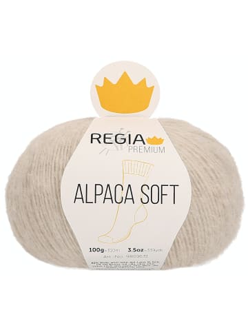 Regia Handstrickgarne Premium Alpaca Soft, 100g in Natur