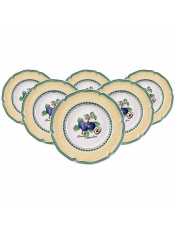 Villeroy & Boch 6er Set Suppenteller French Garden Valence ø 22,8 cm in bunt