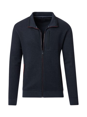 CASAMODA Sweatjacke in Dunkelblau