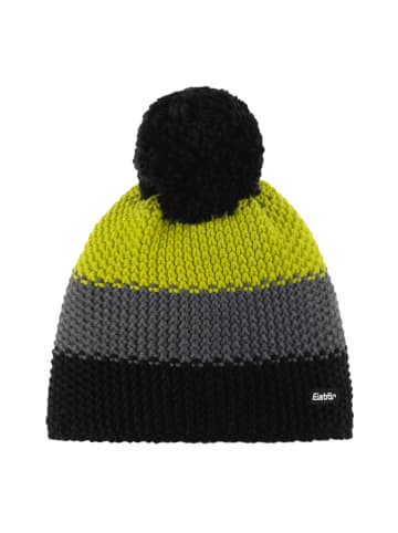 Eisbär Bommelmütze Star Pompon in Lime-Schwarz