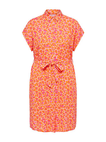 Studio Untold Hemdblusenkleid in orange