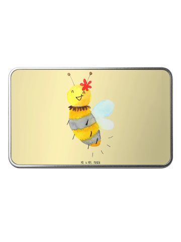 Mr. & Mrs. Panda Kaffeedose Biene Blume ohne Spruch in Gelb Pastell