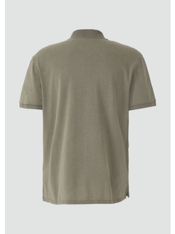 QS Polo-Shirt in 7380_olivgrün